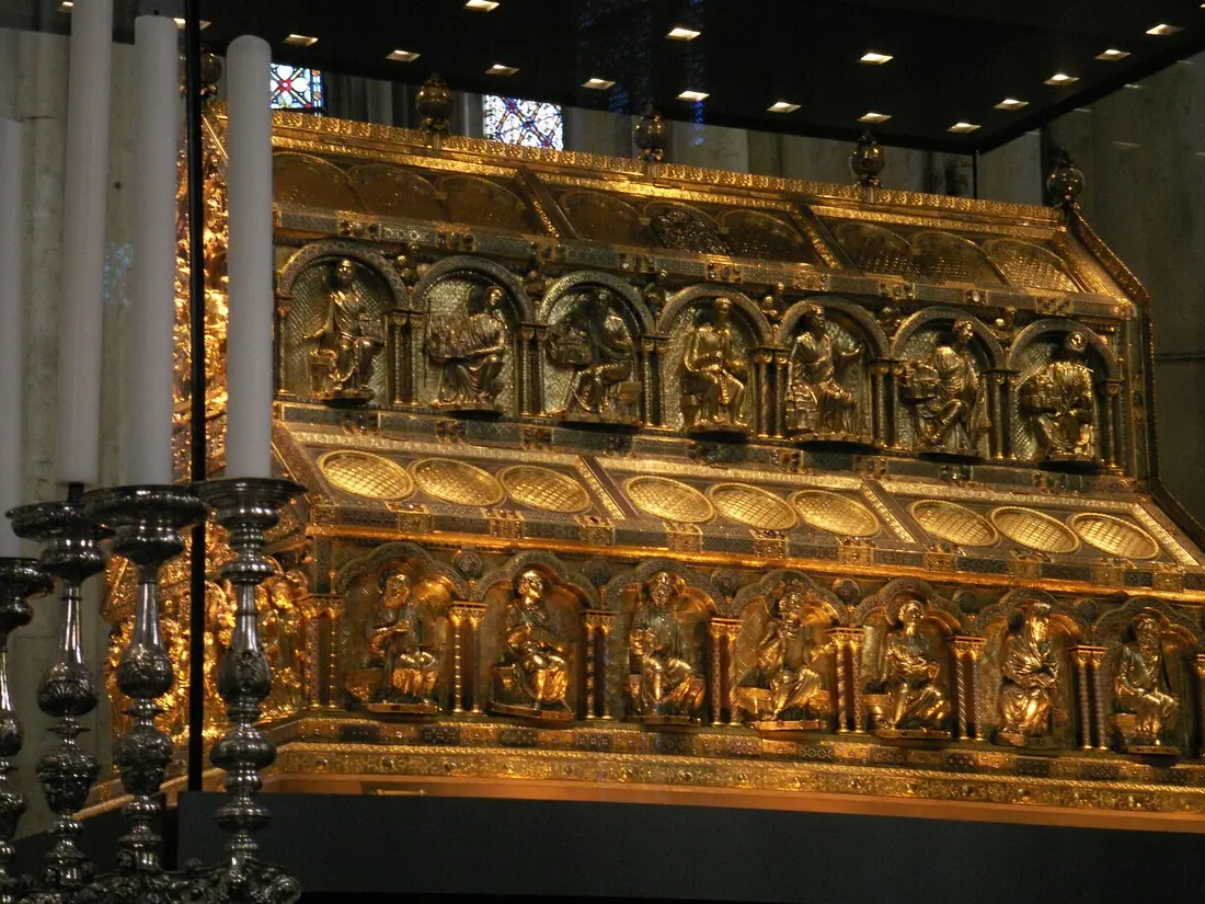 Shrine of the Three Kings in Cologne Cathedral