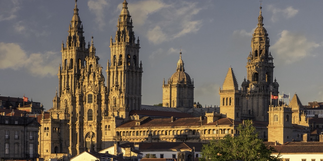 Santiago de Compostela Cathedral from the Obradoiro square
