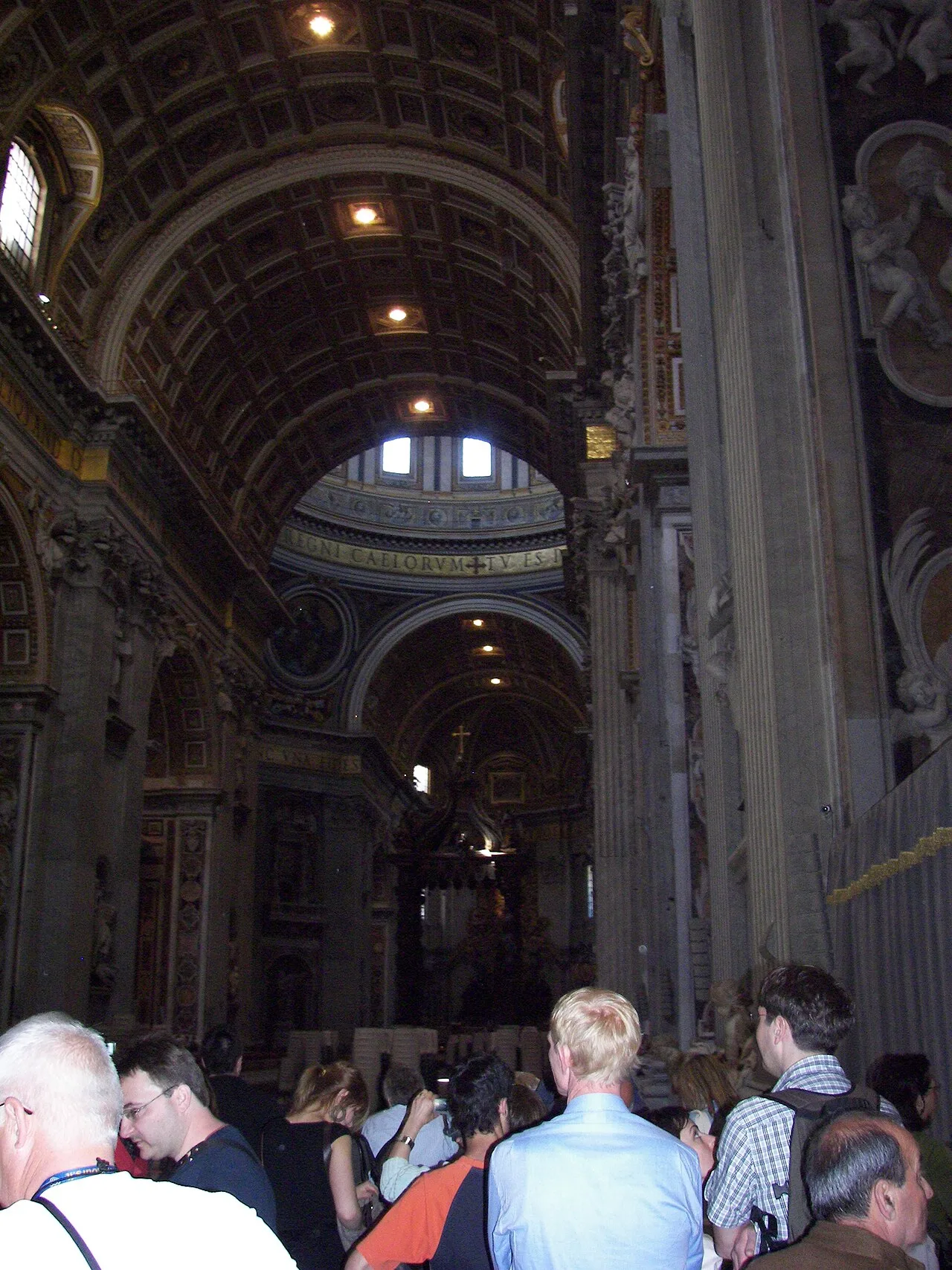 Interior nave of St. Peter's Basilica