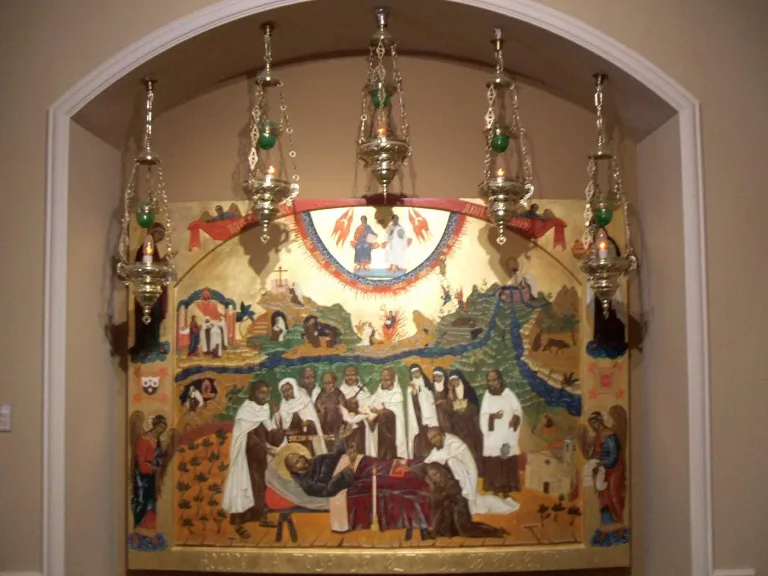 The painted oratory of San Juan de la Cruz in the Carmelite convent at Ubeda.