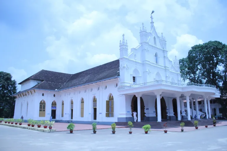 St. Mary's Forane Church at Bharananganam in Kerala, where Saint Alphonsa is buried.