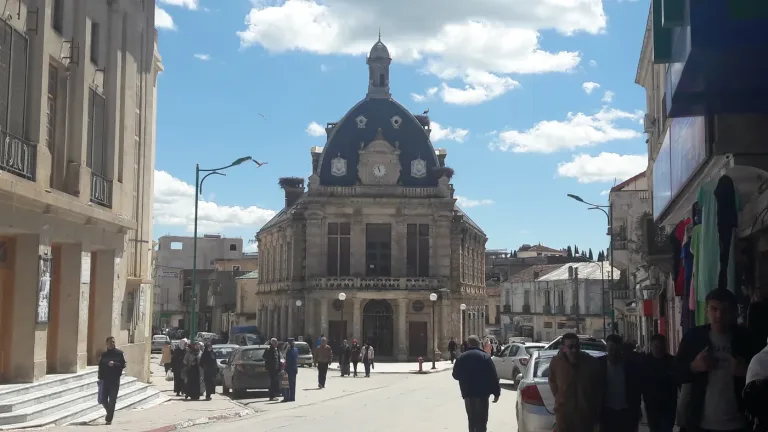 The centre of Souk Ahras in Algeria, the ancient Tagaste.