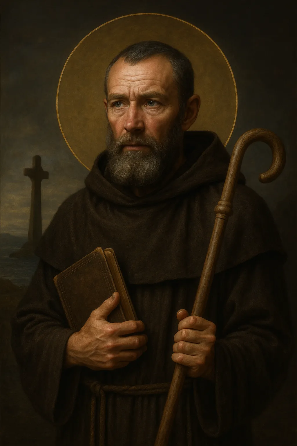 Saint Aidan portrait