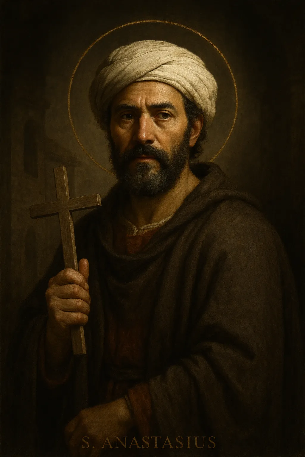 Saint Anastasius portrait