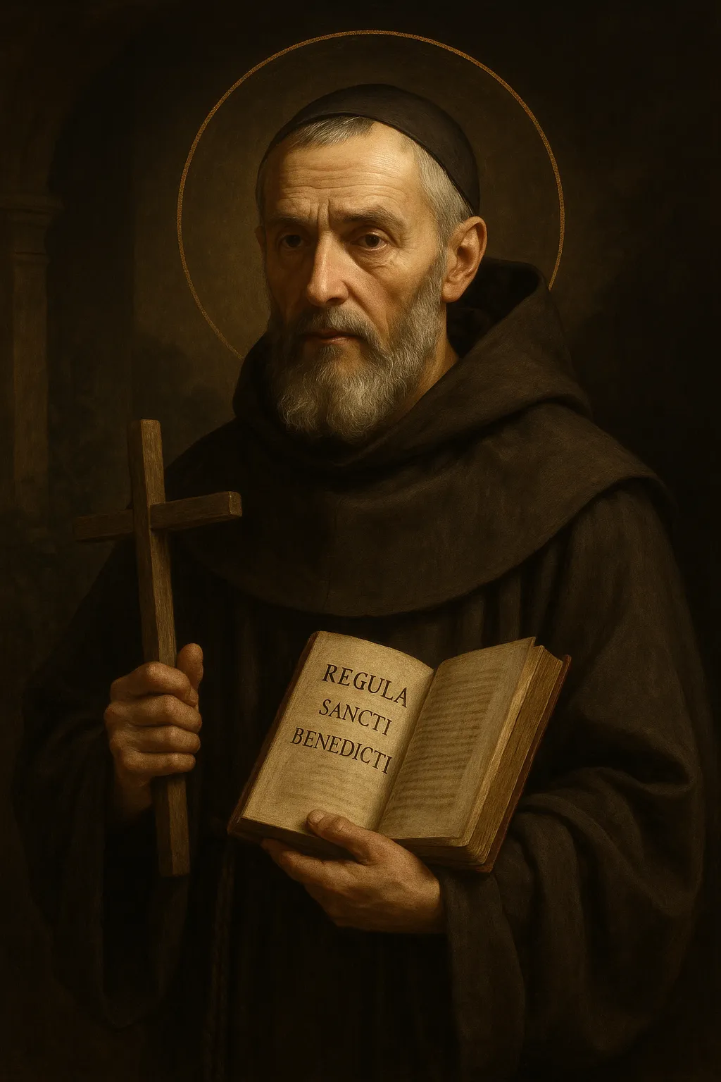 Saint Benedict of Aniane portrait