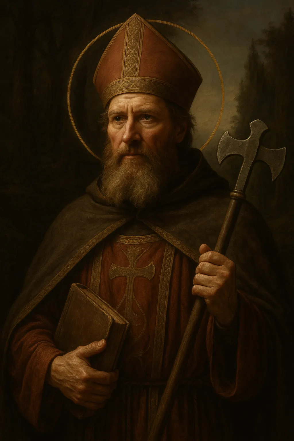 Saint Boniface portrait