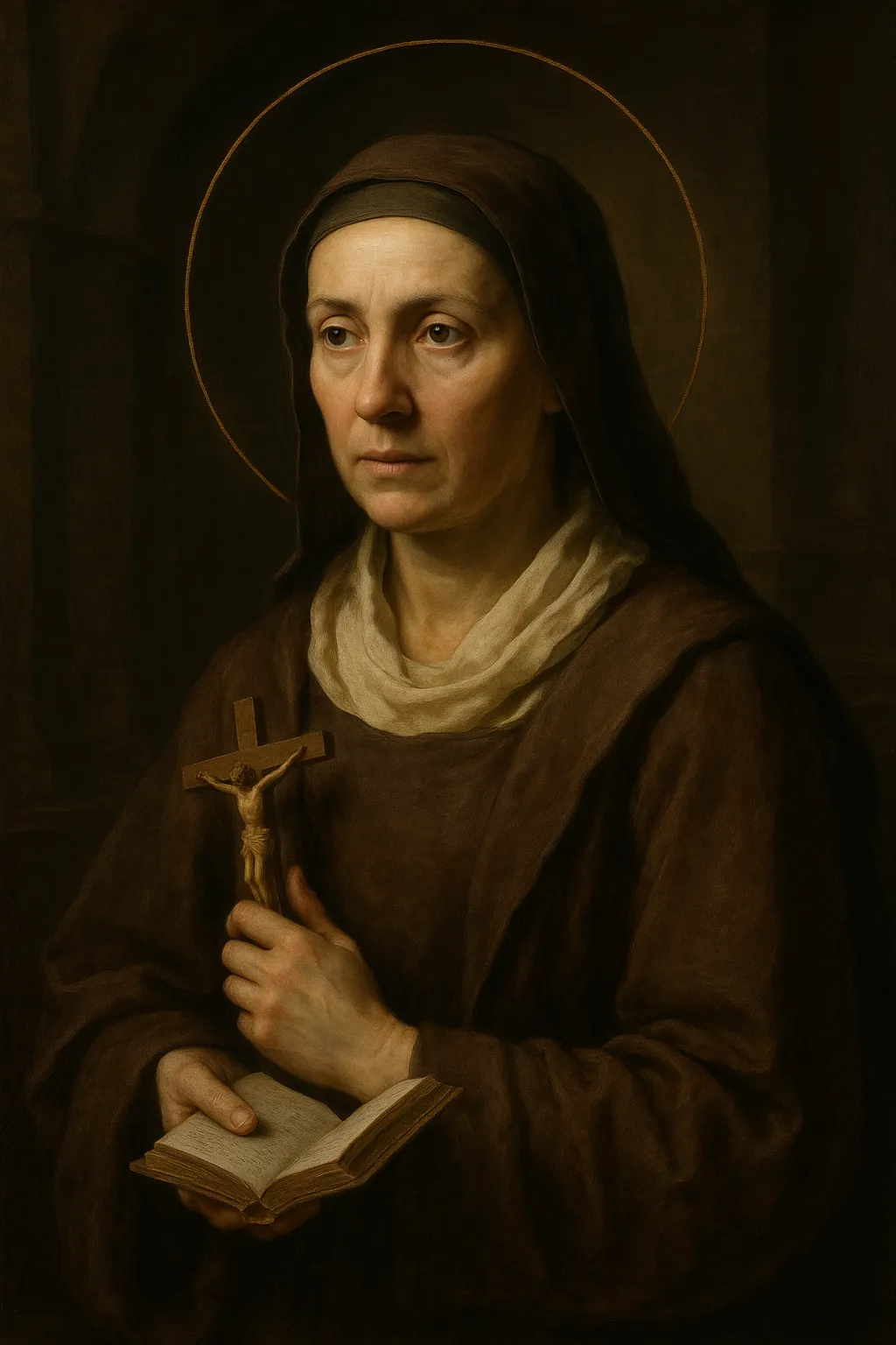 Saint Catherine of Genoa portrait