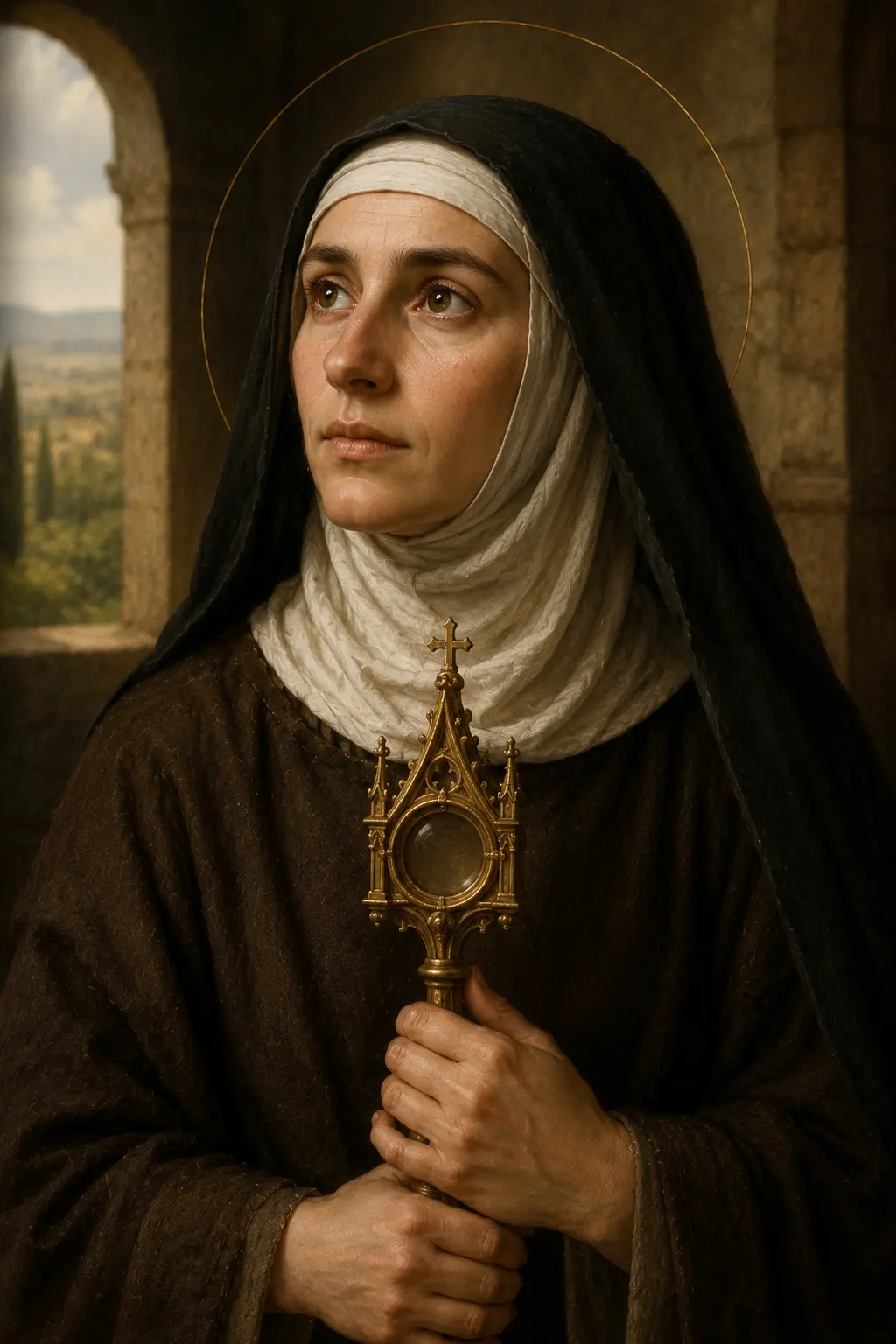 Portrait of St. Clare of Assisi