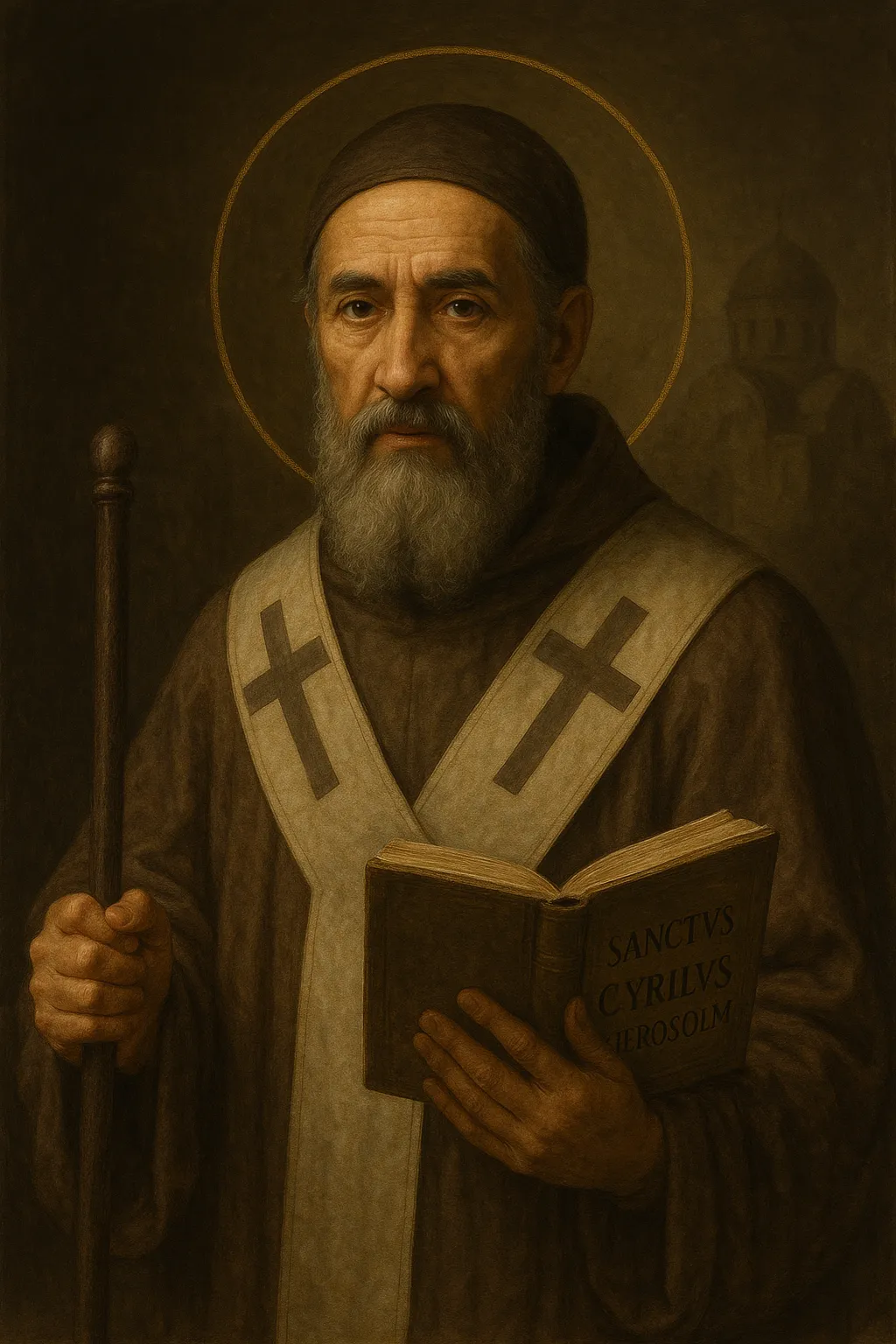 Saint Cyril of Jerusalem portrait