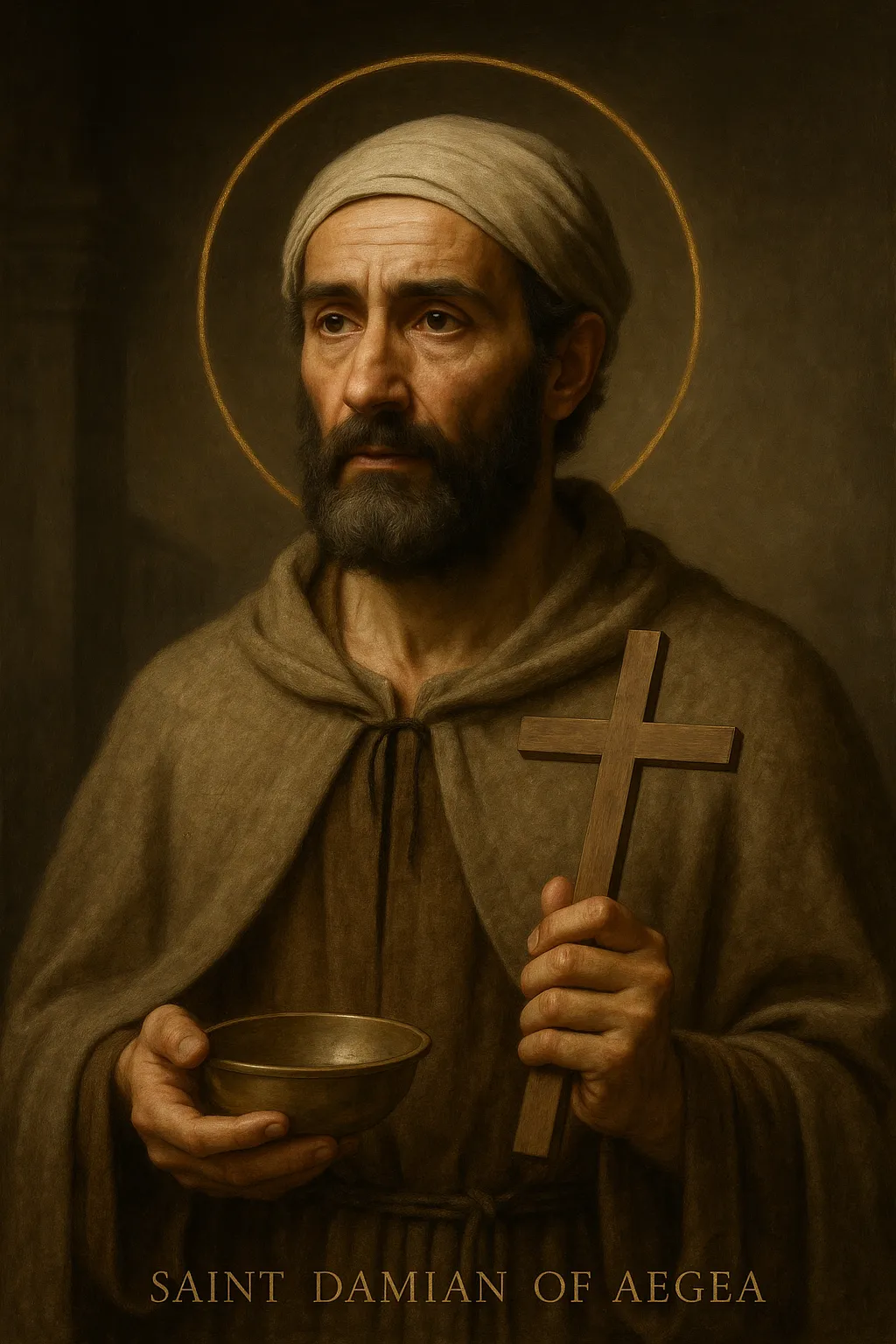 Saint Damian portrait