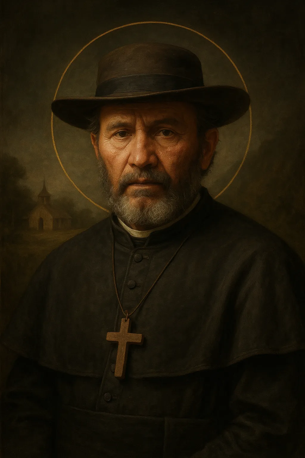 Saint Damien of Molokai portrait