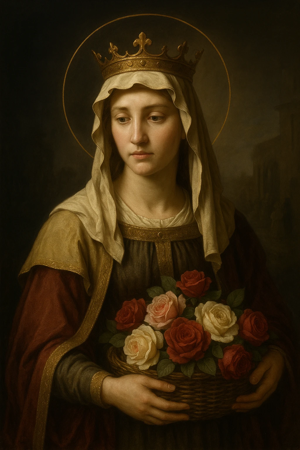 Saint Elizabeth of Hungary portrait