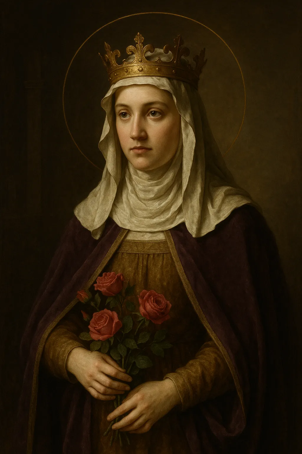 Saint Elizabeth of Portugal portrait