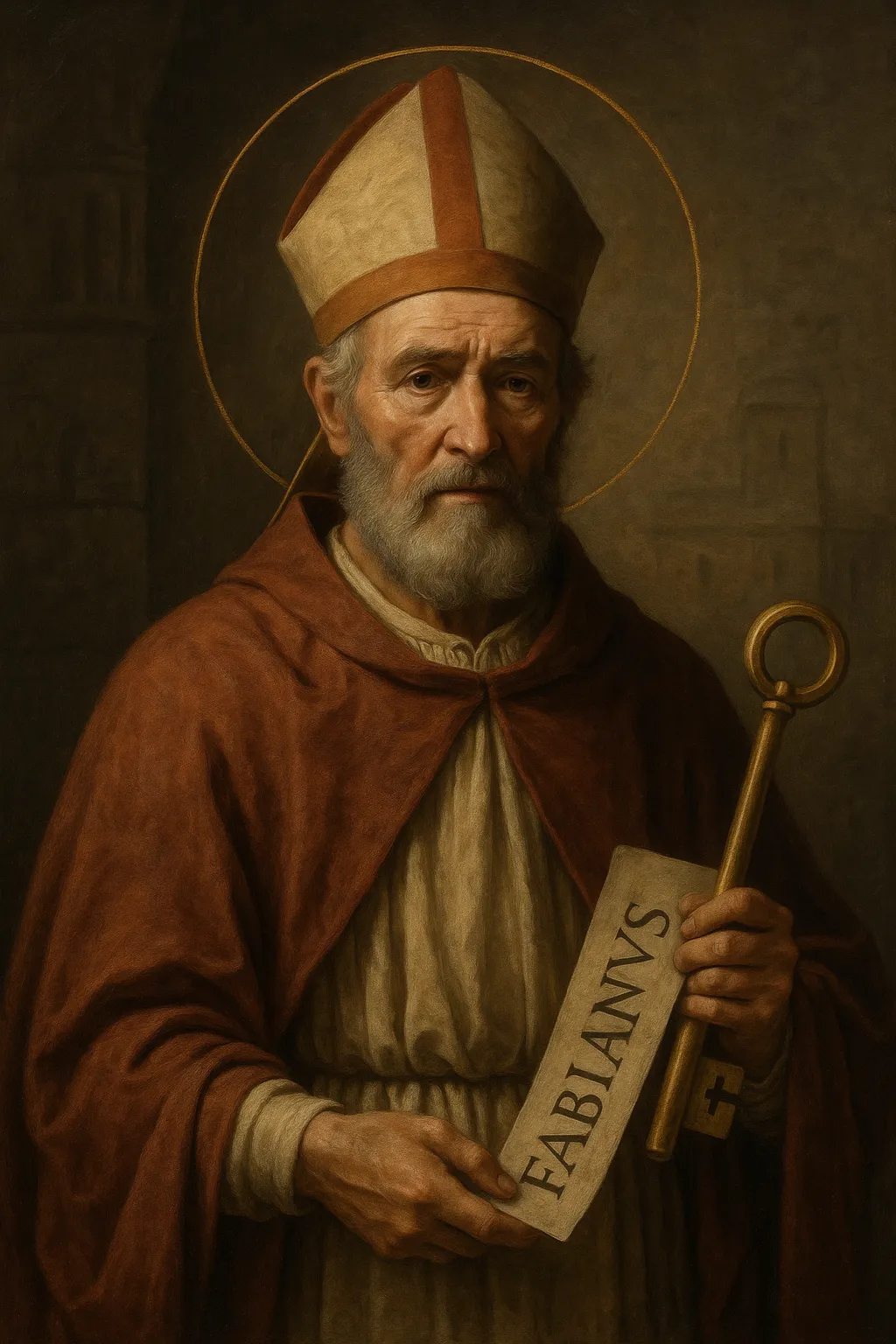 Saint Fabian portrait