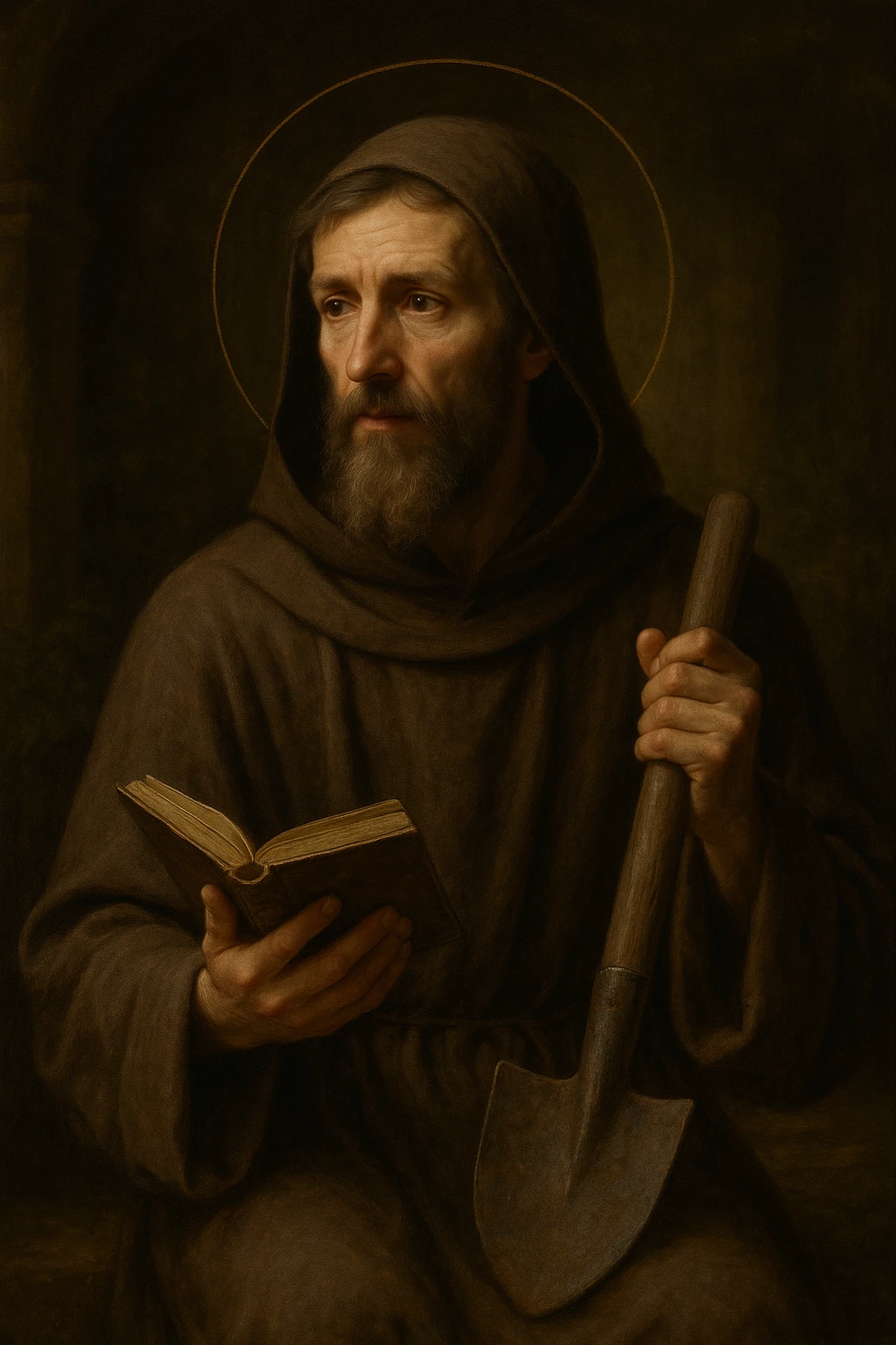 Saint Fiacre portrait