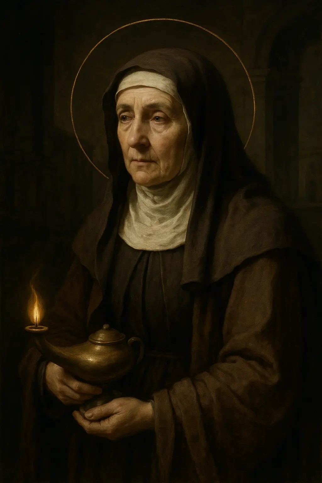 Saint Frances of Rome portrait