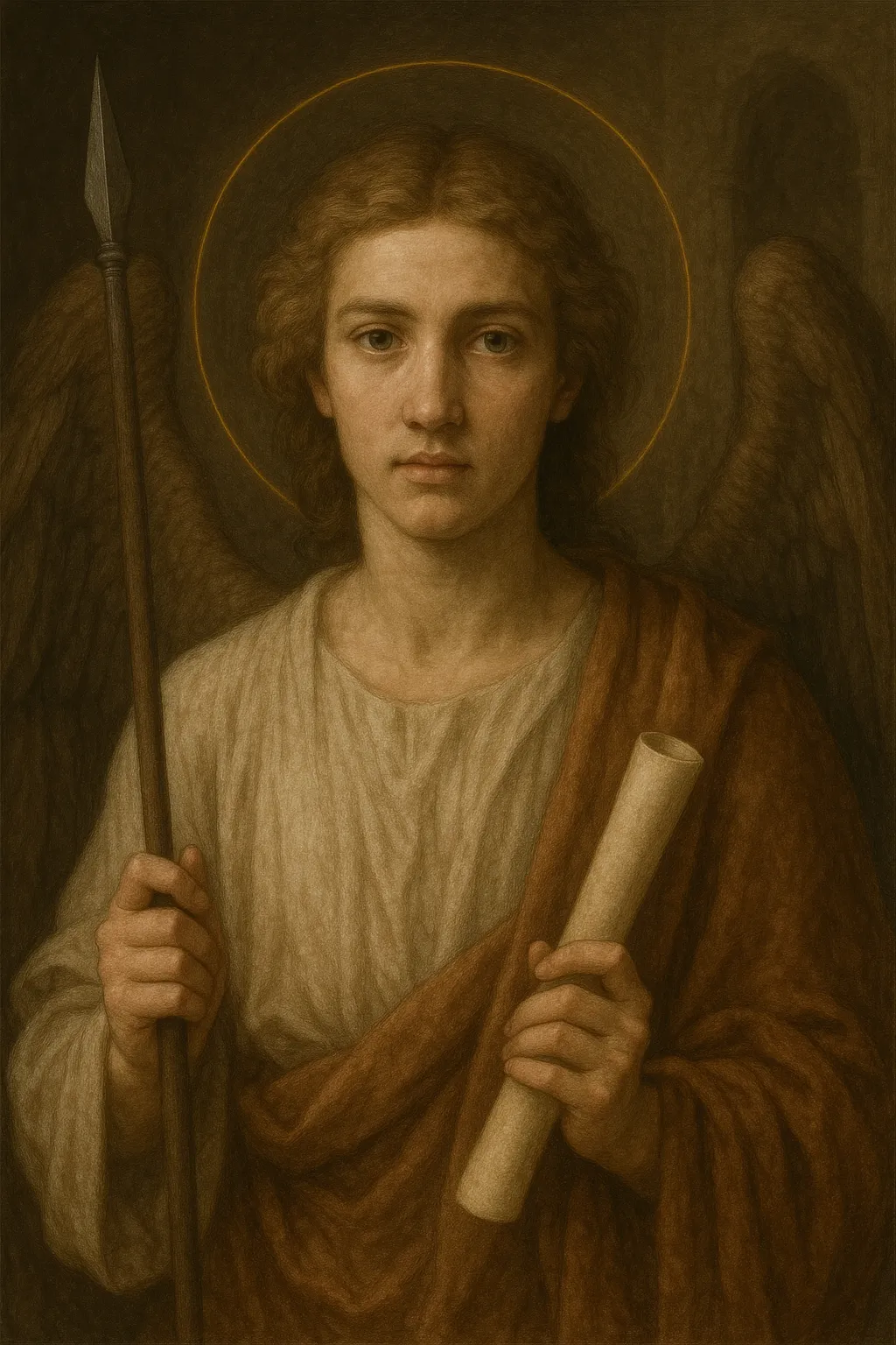 Saint Gabriel the Archangel portrait