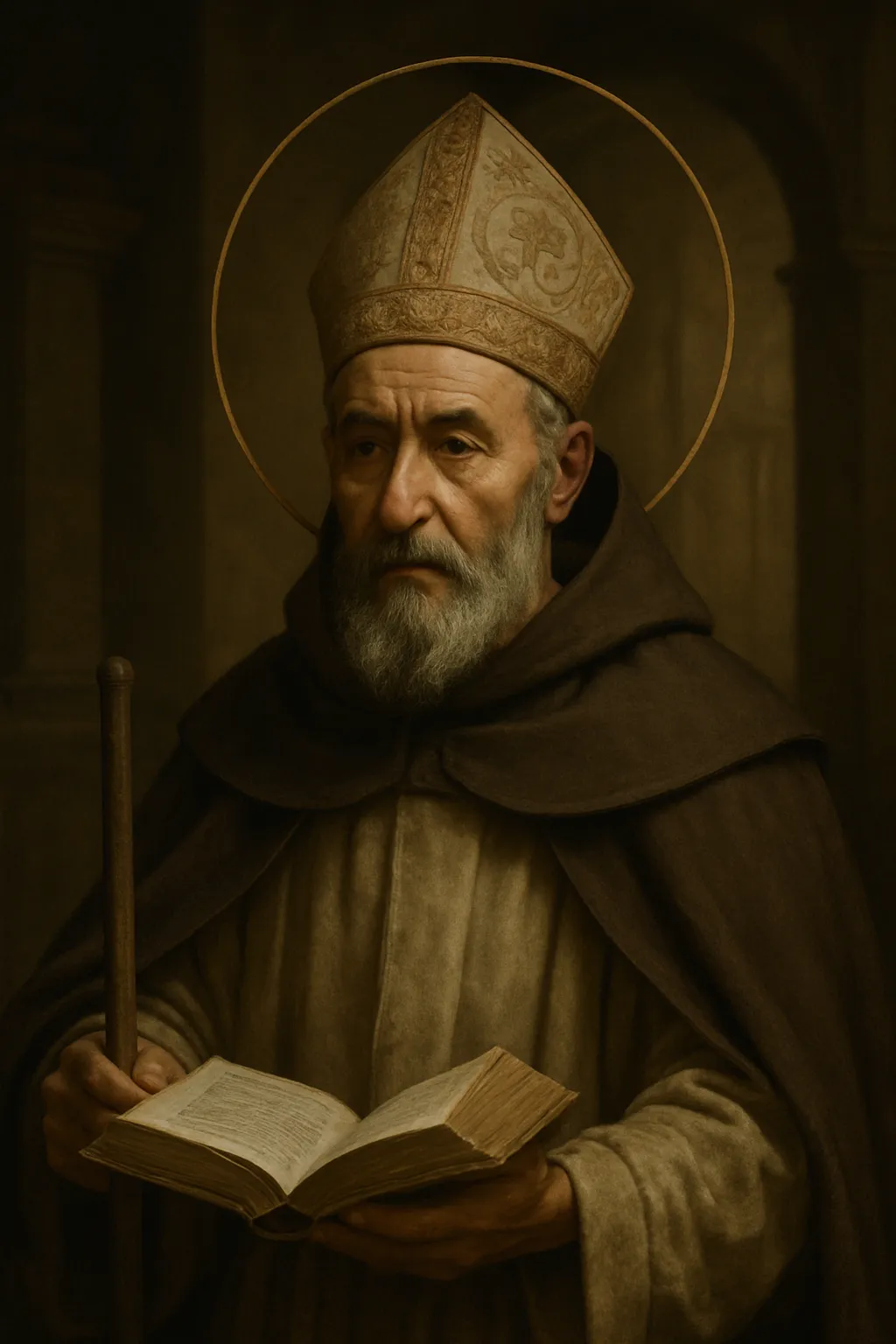 Saint Ildephonsus portrait