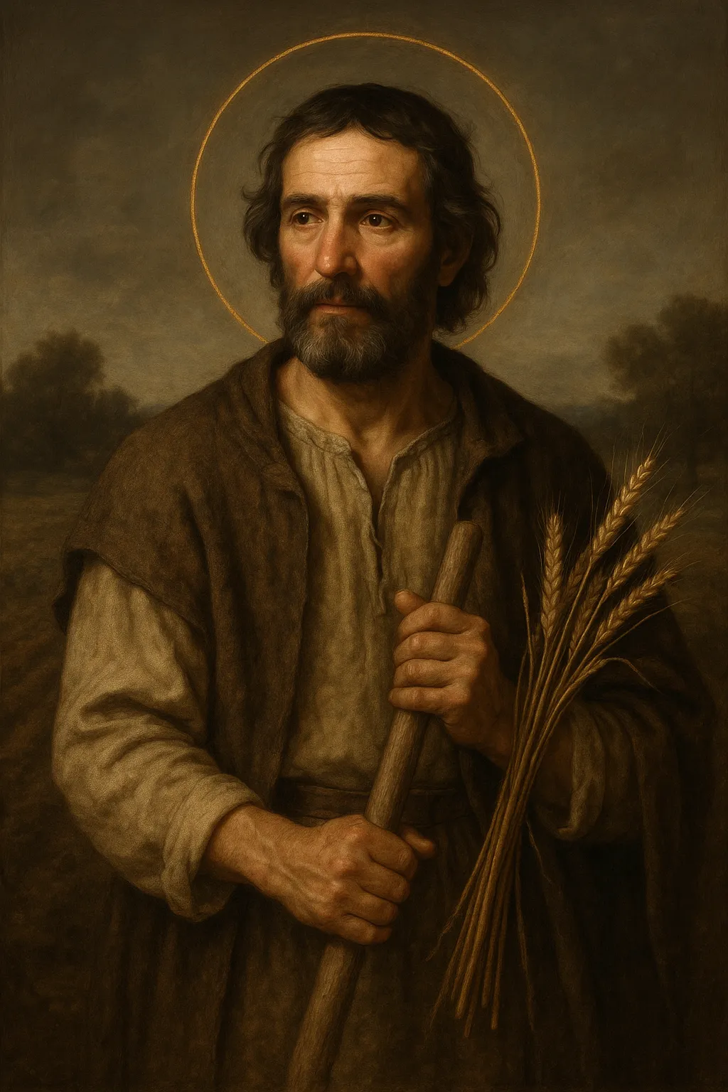 Saint Isidore the Laborer portrait
