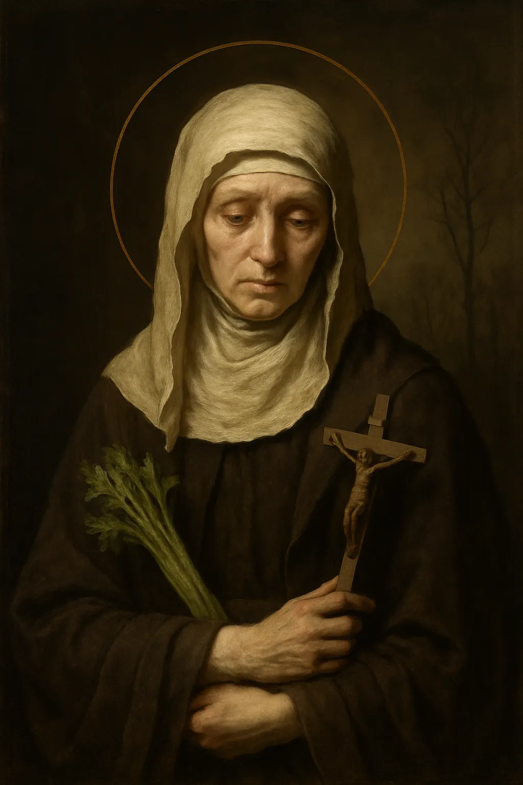 Saint Lydwina portrait