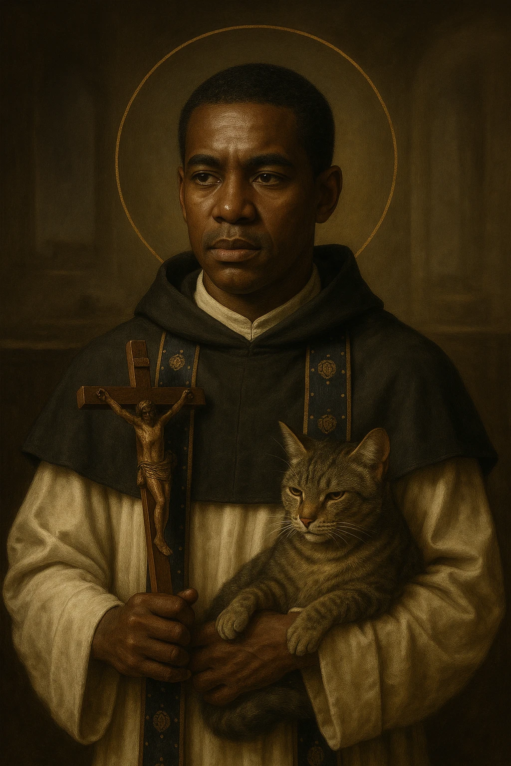 Saint Martin de Porres portrait