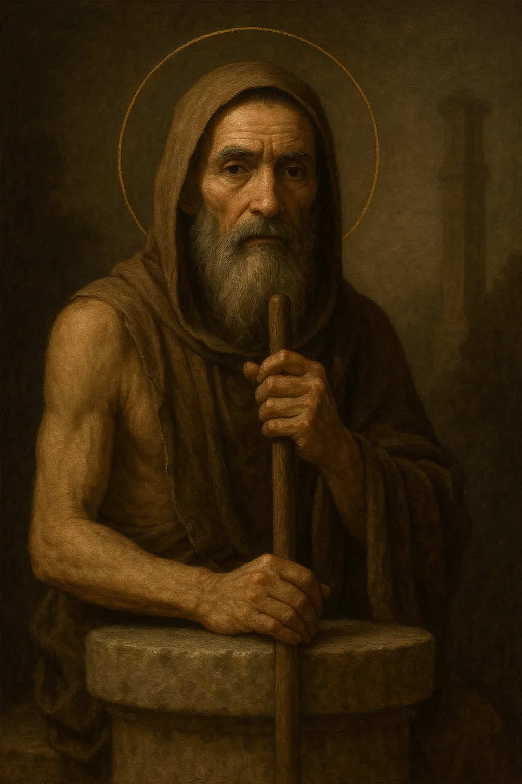 Saint Simeon Stylites portrait