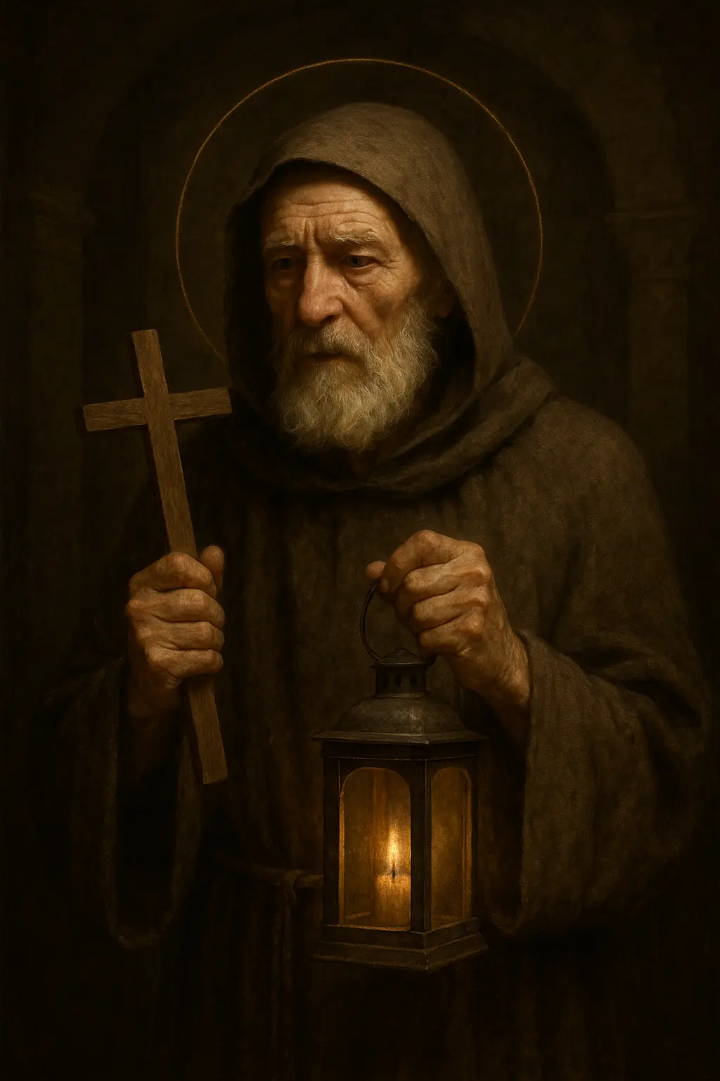 Saint Telesphorus portrait